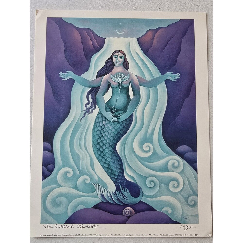 MARA FRIEDMAN ART print 1997 The Awakened Aphrodite Signed